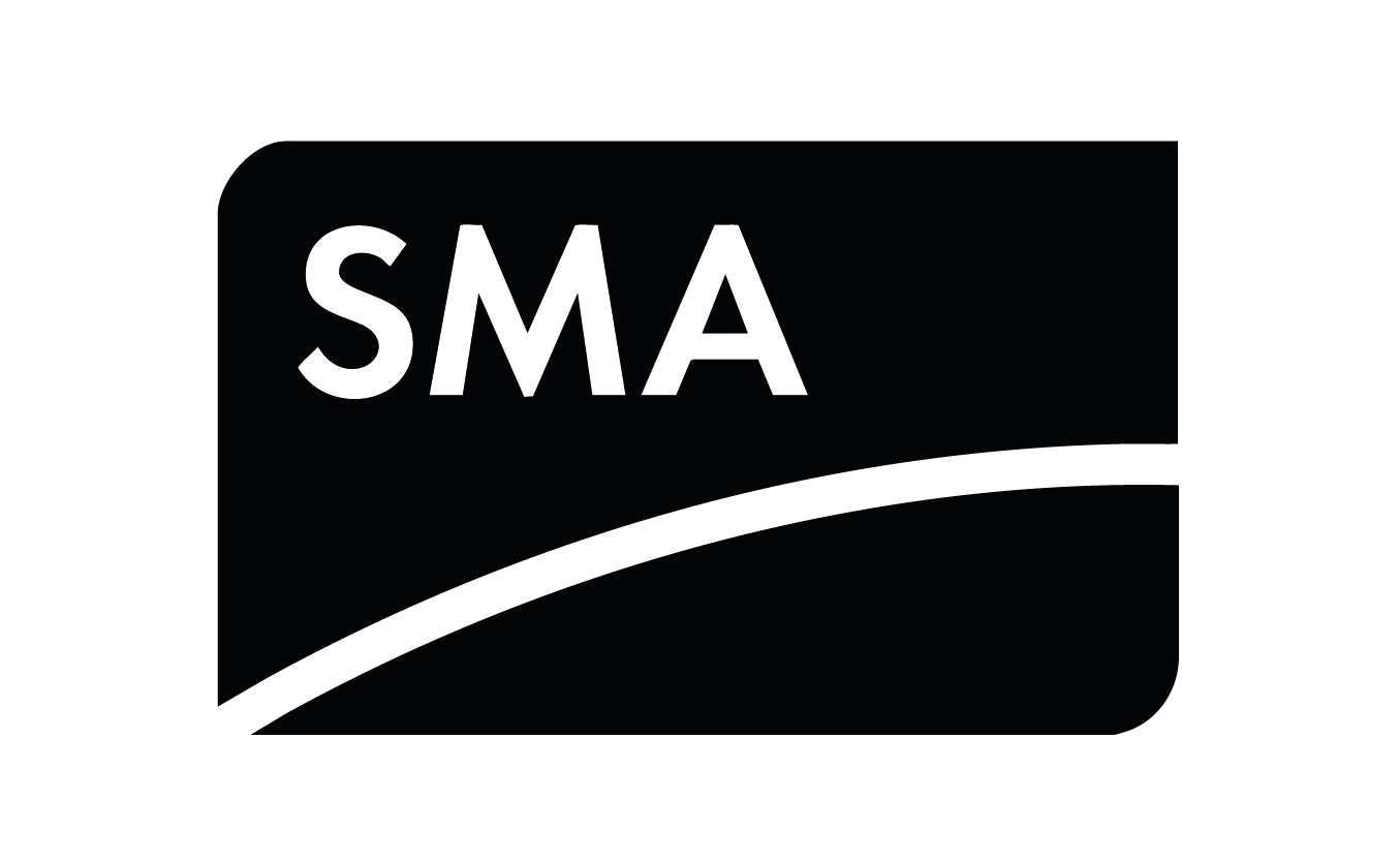 SMA logo zwart