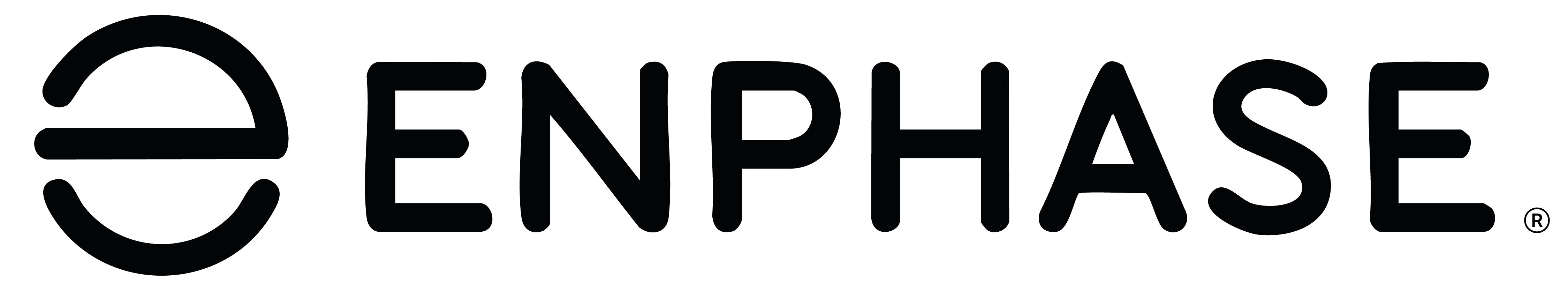 Enphase logo zwart